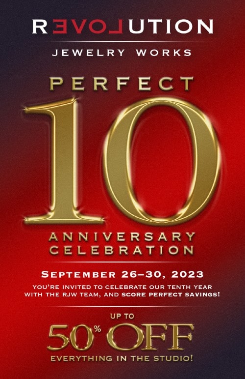 RJW Anniversary Sale Celebrating 10 Years