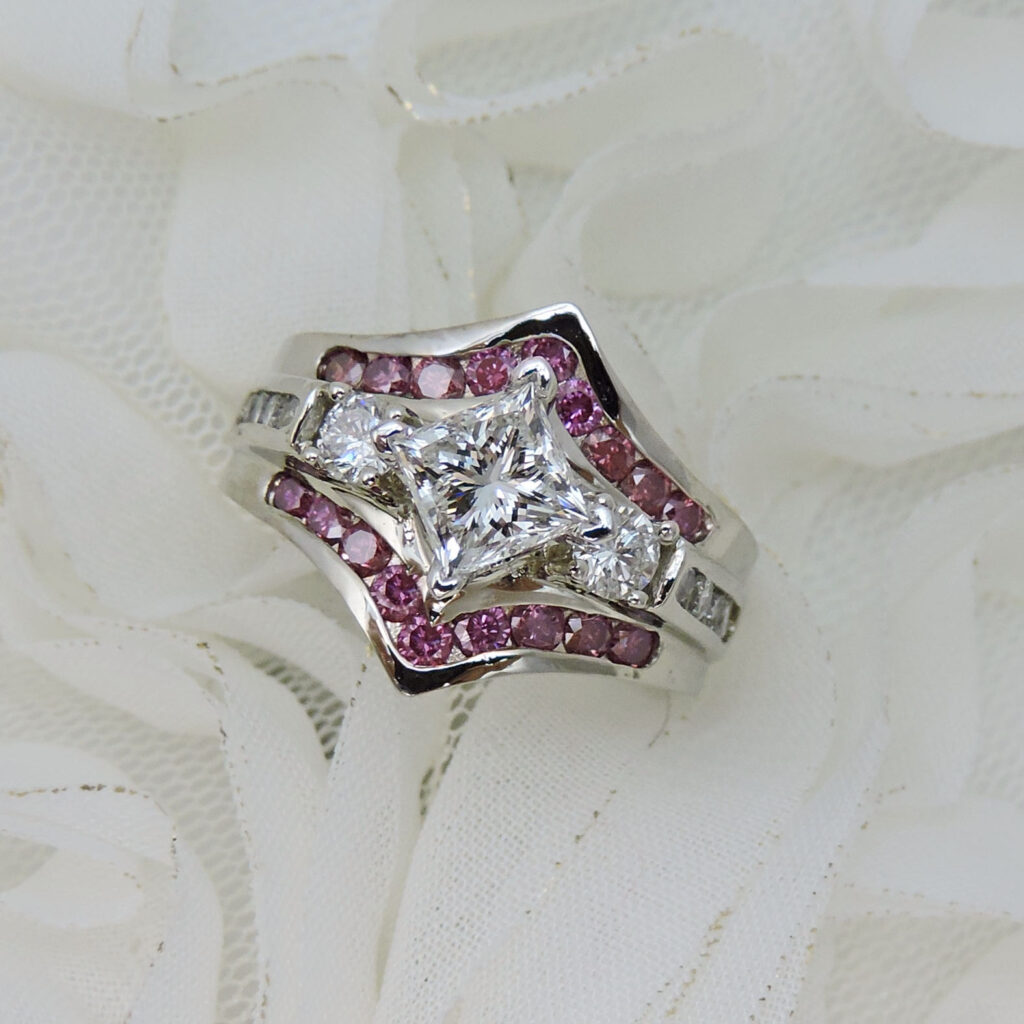 Pink Diamond Ring