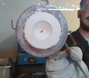 Casted metal