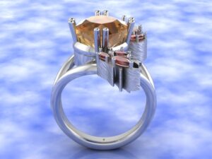 CAD drawing ring height