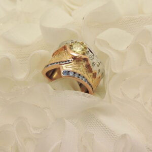 Tri-Tone Mountains Ring