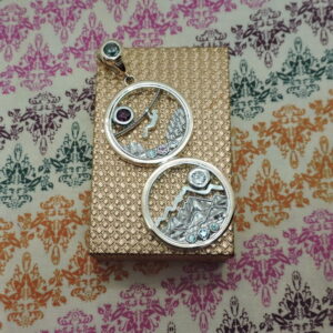 Custom Mountain Climbing Pendant