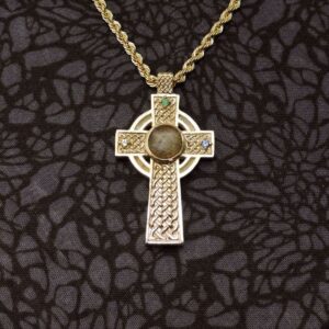 Custom Urn Cross Pendant