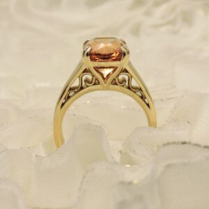 Imperial Topaz Through Ring