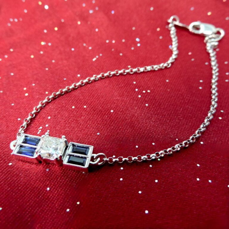 DiamondSapphireBracelet