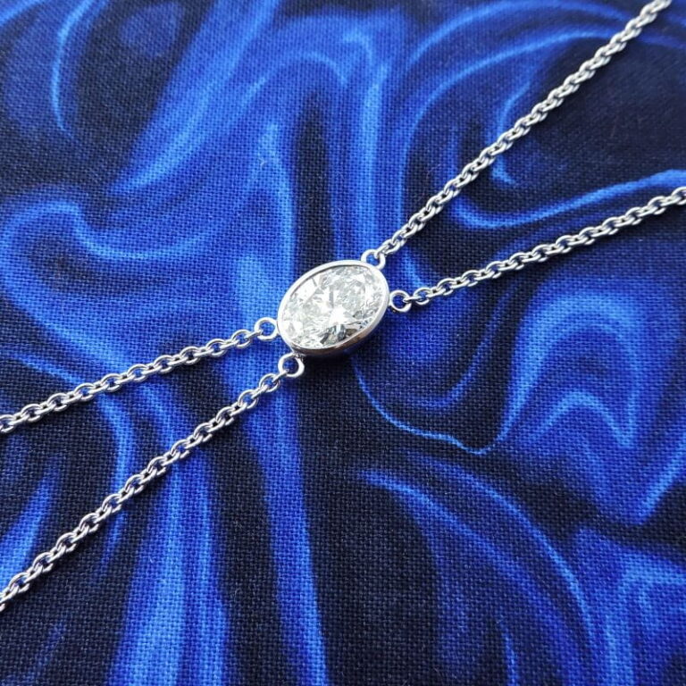 Oval Diamond Bracelet