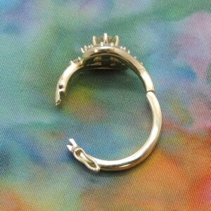Engagement Ring Remake Hinged Shank Open